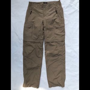 REI women’s convertible cargo hiking pants size 14